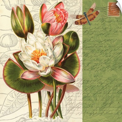 Bookmark Botanical - Water Lily
