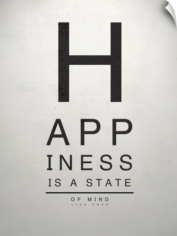 Inspirational Eye Chart I