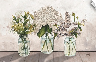 Jars Of Wildflowers