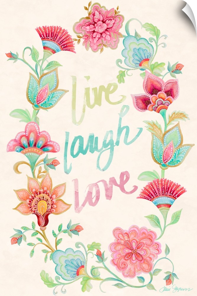 Live Laugh Love Wreath