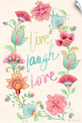 Live Laugh Love Wreath