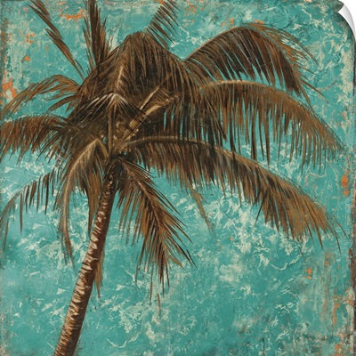 Palm on Turquoise I