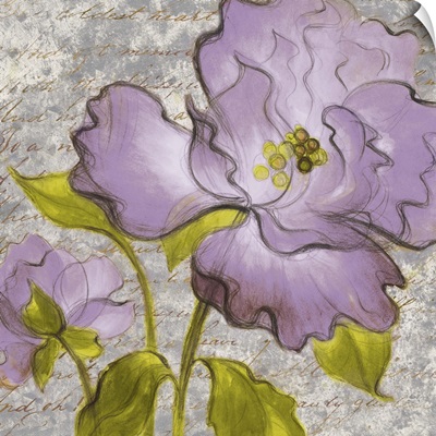 Purple Florals I