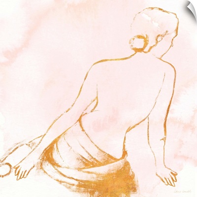 Seated Woman Rose Gold