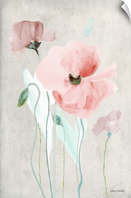 Soft Pink Poppies I