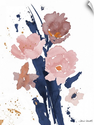 Watercolor Pink Poppies II