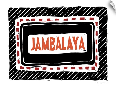 Jambalaya Block Print