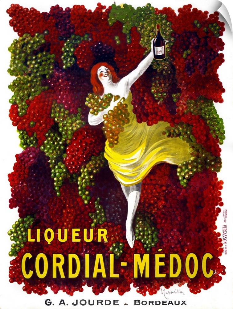 Ad, Alcohol, C1906. Advertisement For Jourde Cordial-Medoc. Lithograph By Leonetto Cappiello, C1906.