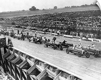 An auto race in the Washington, DC, 1922