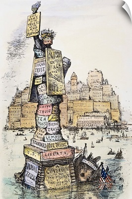 Anti-Trust Cartoon, 1889