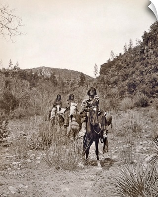 Apache On Horseback, c1903
