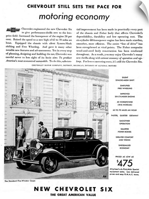Automobile Ad, 1932