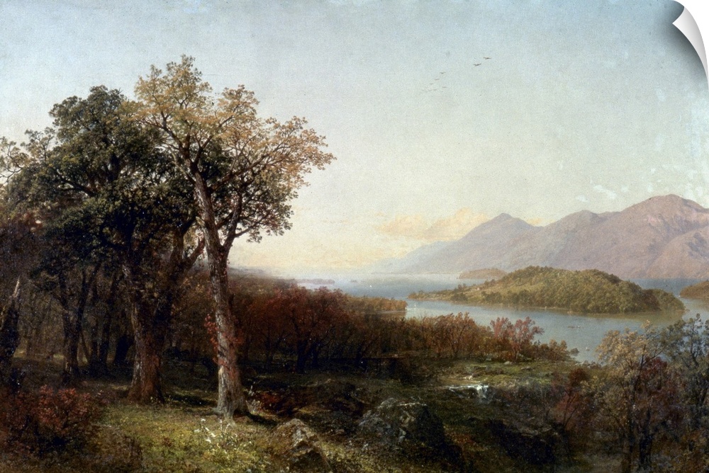 Kensett, Autumn, 1864. John Frederick Kensett, Autumn Afternoon On Lake George. Oil On Canvas, 1864.