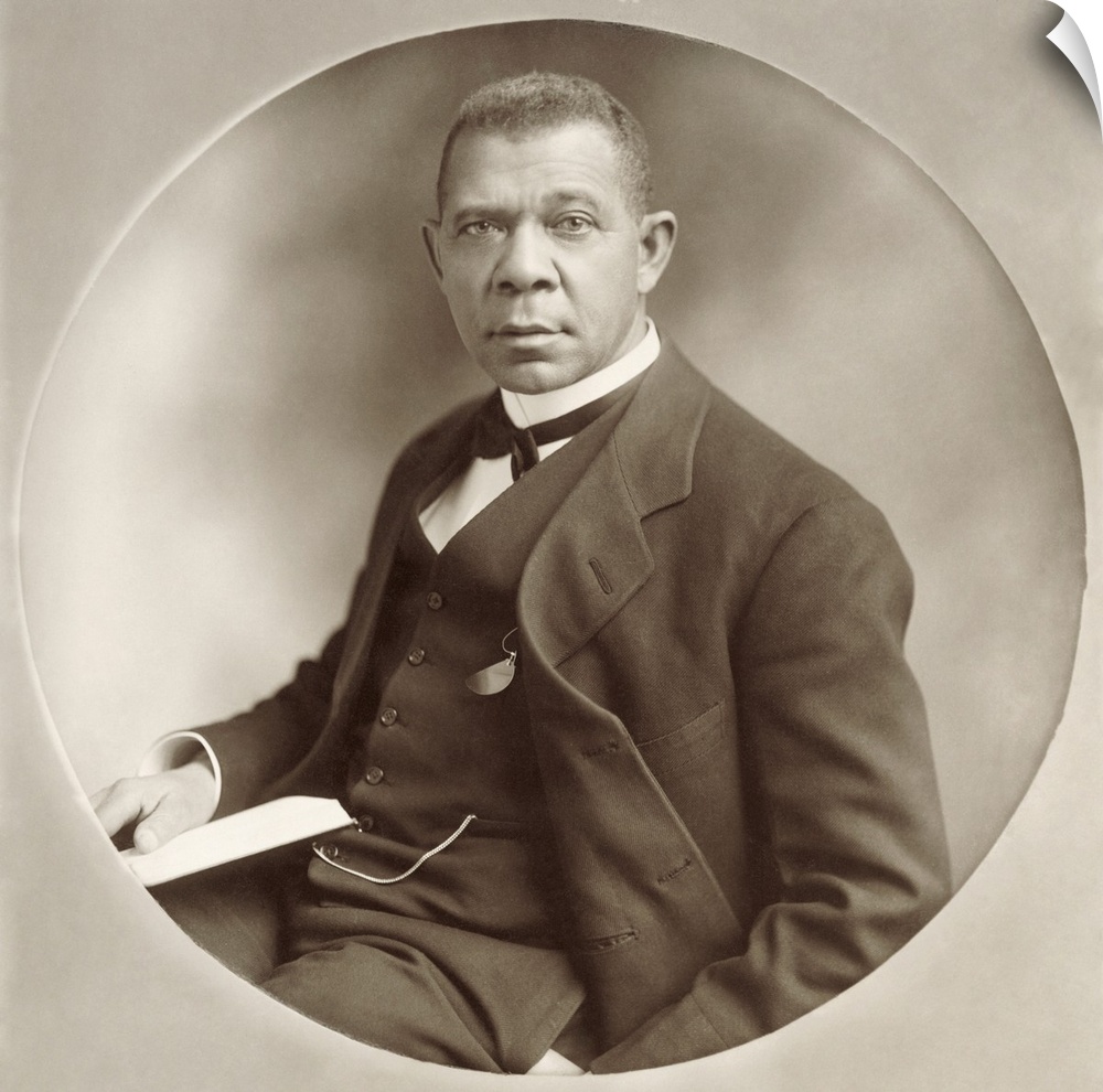 BOOKER T. WASHINGTON (1856-1915). American educator. Photograph by Peter P. Jones, c1910.