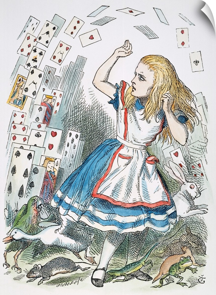 'Who cares for you?' said Alice (she had grown to her full size by this time). 'You're nothing but a pack of cards!': afte...