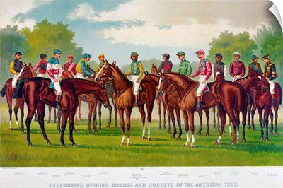 Celebrated winning horses and jockeys of the American turf, 1889