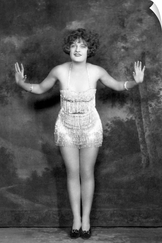 The champion Charleston dancer, 'Bee' Jackson, a former Ziegfeld Follies girl.