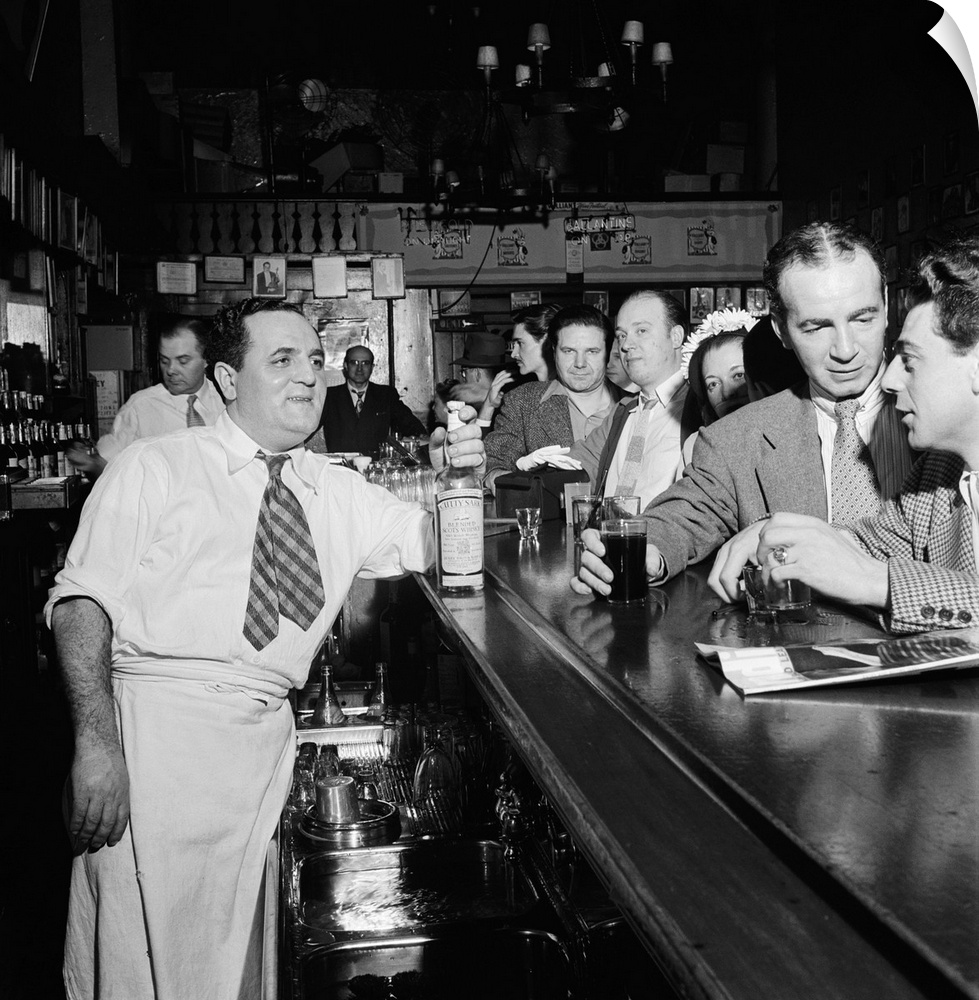 Charlie's Tavern in New York City. Photograph by William P. Gottlieb, c1947.