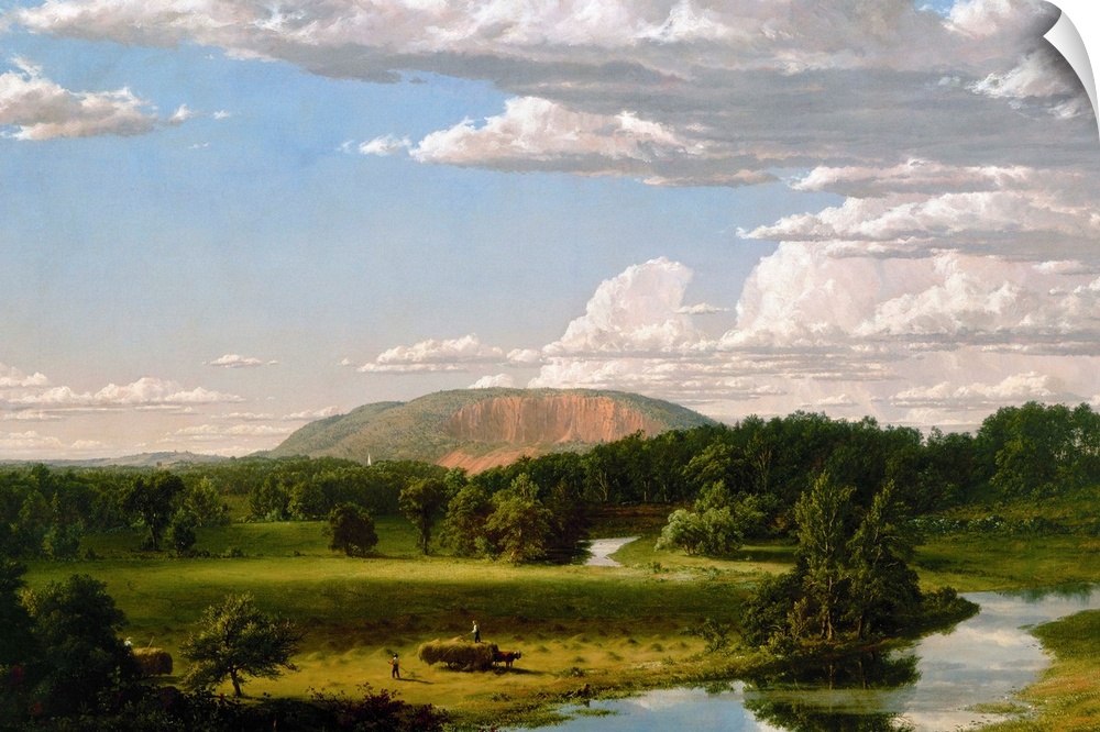 Church, West Rock, 1849. West Rock, New Haven. Oil On Canvas By Frederic Edwin Church, 1849.