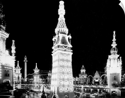 Coney Island, 1905, Luna Park amusement park
