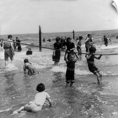 Coney Island: Beach, C.1897