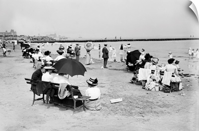Coney Island: Beach, C.1910