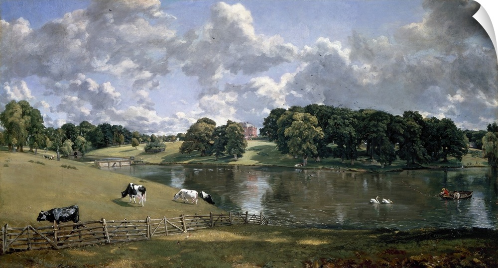 Constable, Park, 1816. Wivenhoe Park, Essex. Oil On Canvas, 1816, By John Constable.