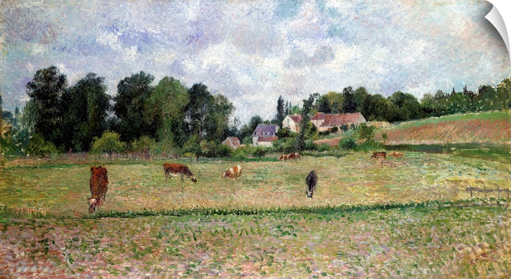 Pissarro, Cow Pasture. Oil On Canvas By Camille Pissarro (1830-1903).