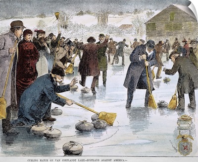 Curling Match, 1884