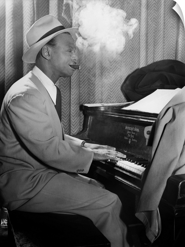 (1903-1983.) American jazz pianist. Photograph by William P. Gottlieb, c1947.