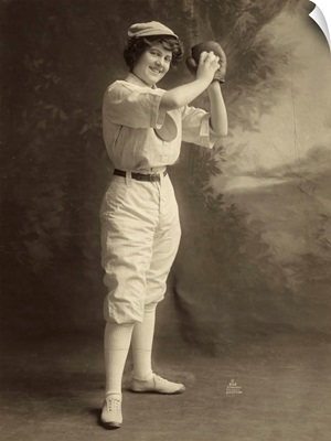 Female Baseball Player