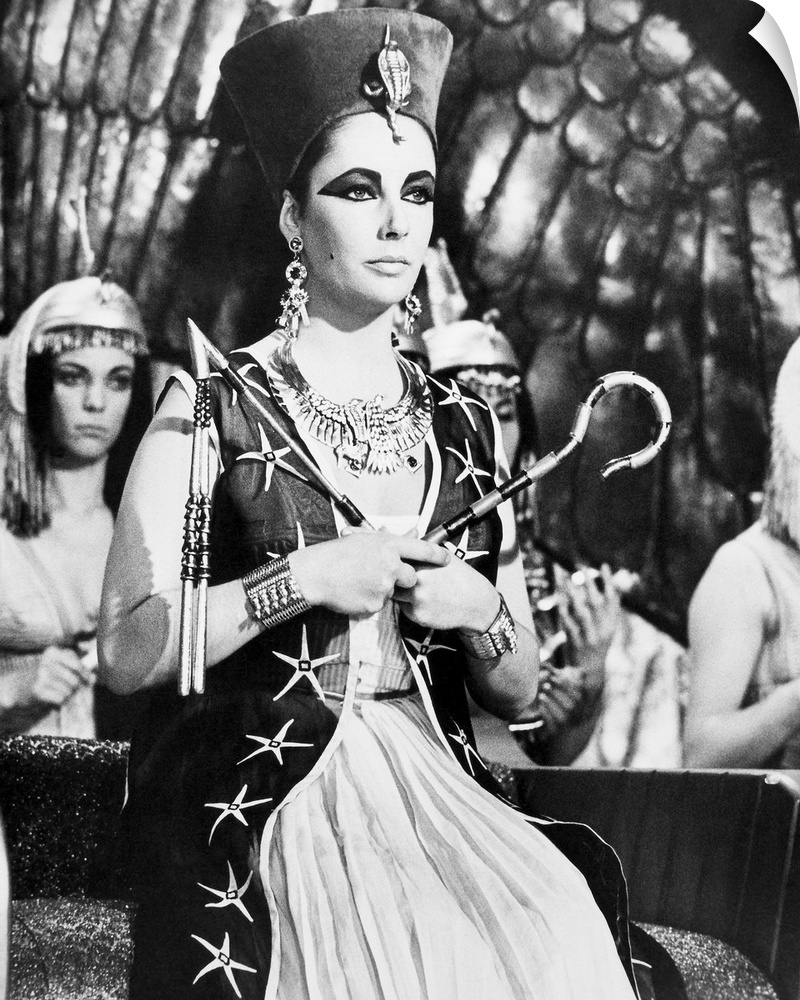 Elizabeth Taylor in the title role of the 1963 motion picture 'Cleopatra.'