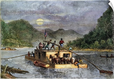 Flatboat, 19th Century