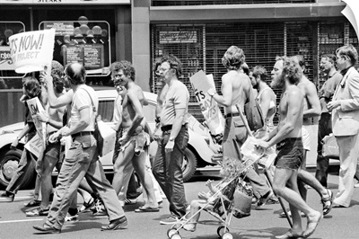 Gay rights demonstration during the DNC n in New York City, 1976