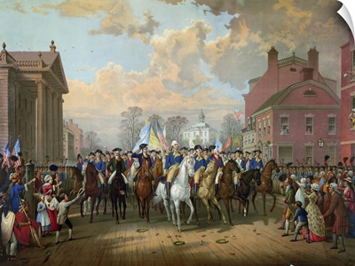 George Washington's triumphant entry into New York City, 1783