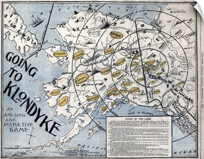 Going To Klondyke, An Amusing And Instructive Game, 1897