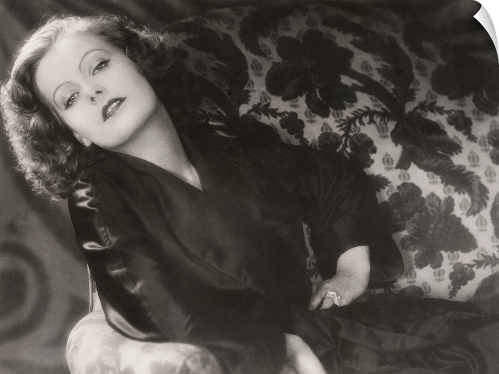 N?e Greta Louisa Gustafsson. Swedish-born American film actress. Photograph, c1930.