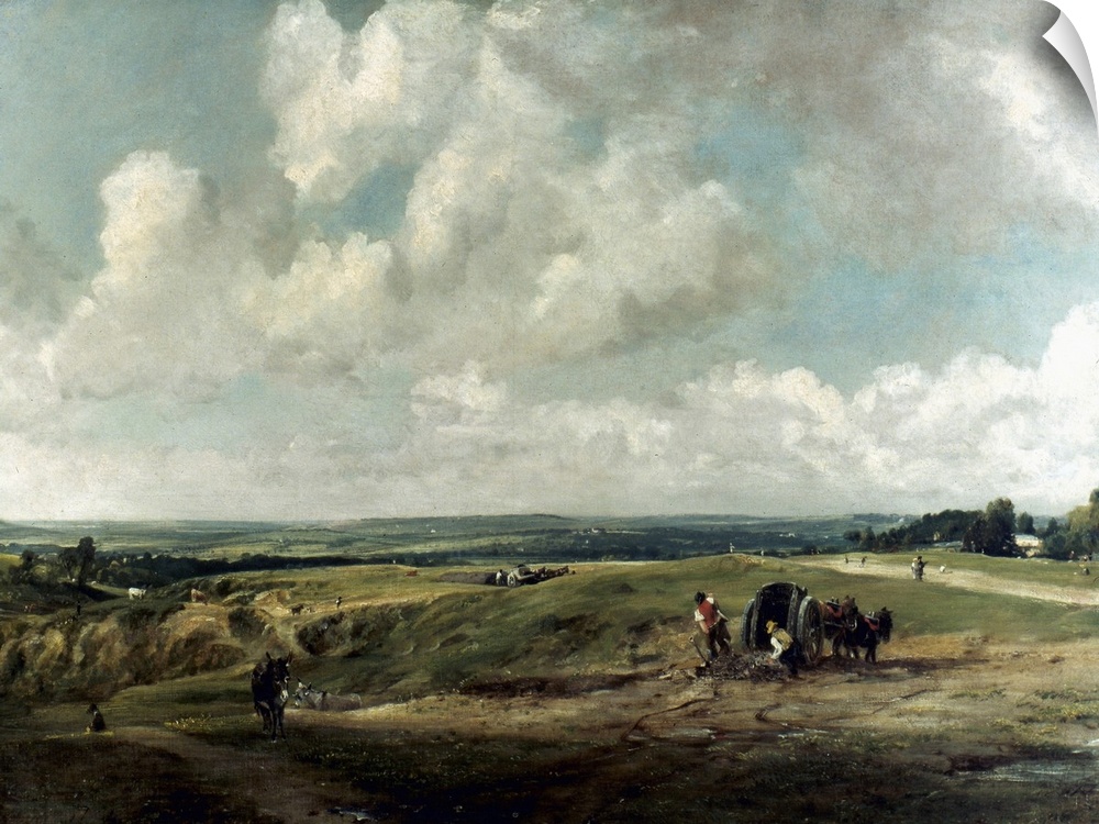 Constable, Hampstead Heath. John Constable (1776-1837), Hampstead Heath. Oil On Canvas.