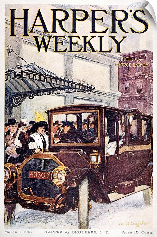 American magazine cover, 1 March 1913.