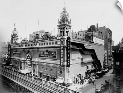 Hippodrome Theatre on Sixth Avenue between 43rd and 44th Street in New York City, 1910