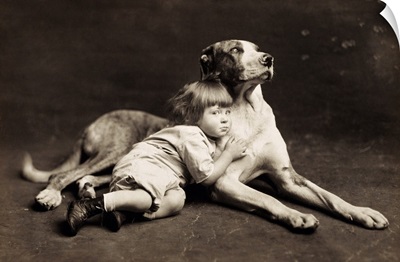 His Protector, c1900