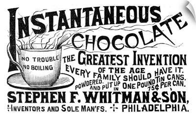 Hot Chocolate Advertisement, 1893
