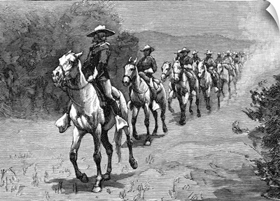 In the Desert, 10th Cavalry, 1888