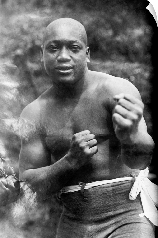 American heavyweight pugilist. Photographed c1910-1915.