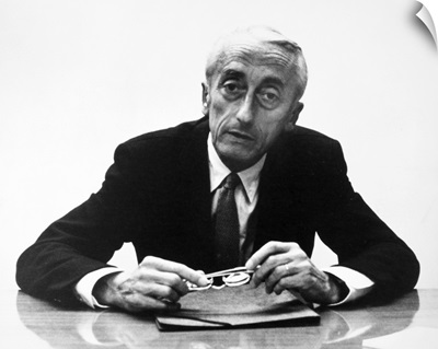 Jacques Cousteau (1910-1997), French oceanographer