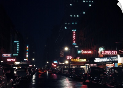Jazz clubs and nightclubs on 52nd Street in New York City, 1948