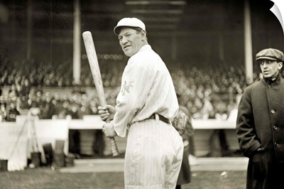 Jim Thorpe (1888-1953) playing baseball for the New York Giants, 1918