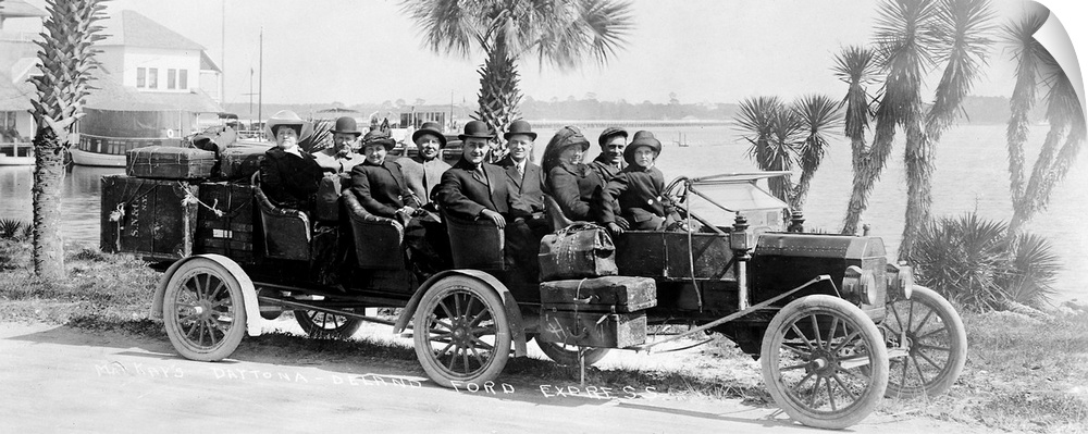 The Daytona to DeLand Ford Express in Florida, manufactured by the Ford Motor Company by welding together two Ford automob...