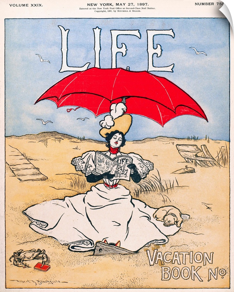'Life' magazine cover, 27 May 1897.