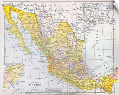 Map, Mexico